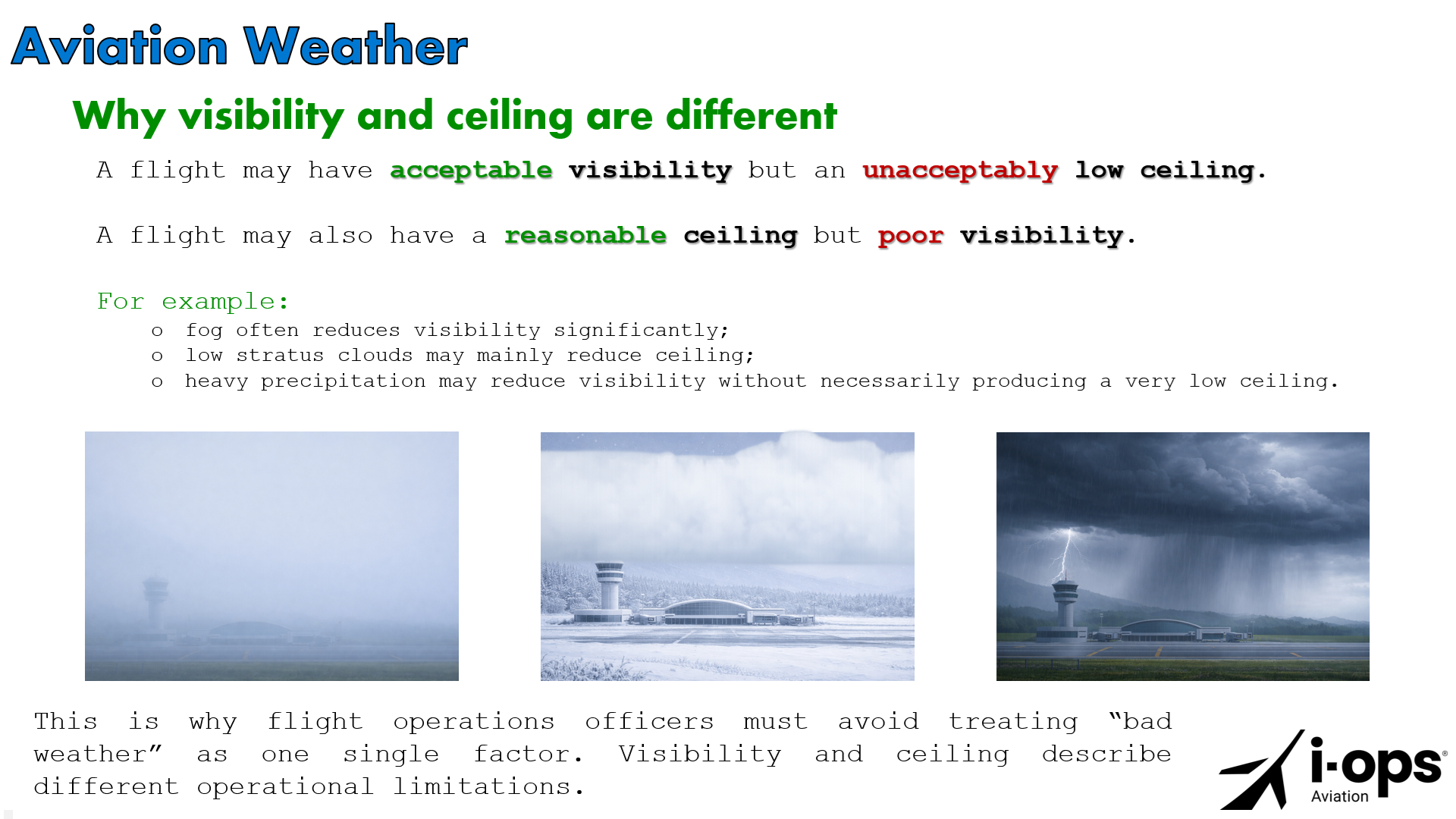 Aviation weather course image