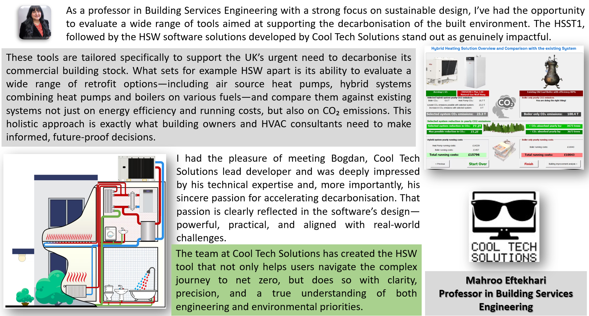 Prof Mahroo Testimonial